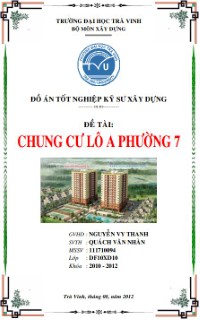Thiết kế kỹ thuật Chung cư lô A Phường 7 Thành phố Trà Vinh 